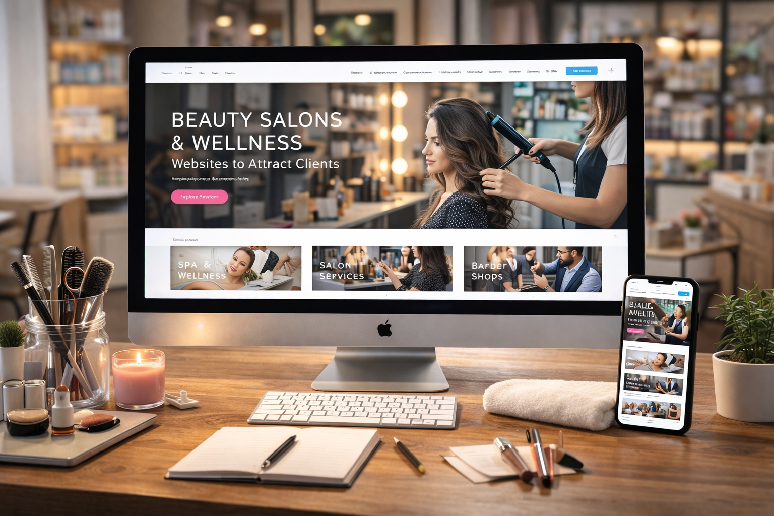 Dubai Website Design Beauty, Salon & SPA