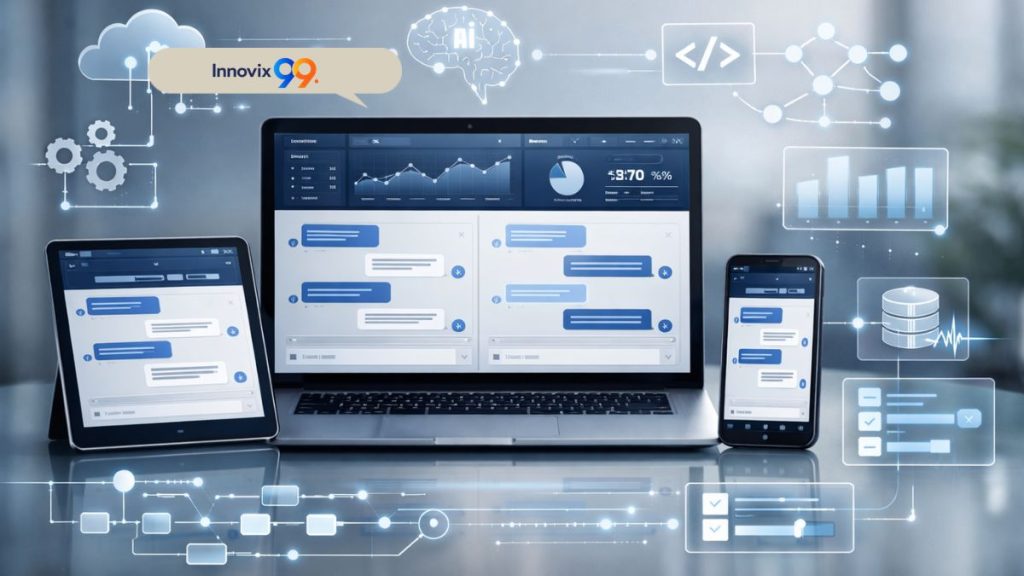 AI chatbots providing predictive intelligence and proactive customer service for Dubai businesses