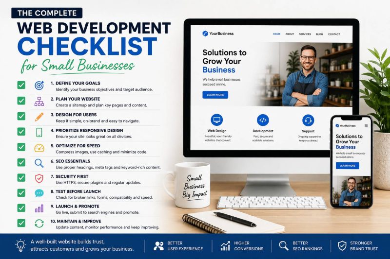 Best Web Development Checklist for Small Businesses